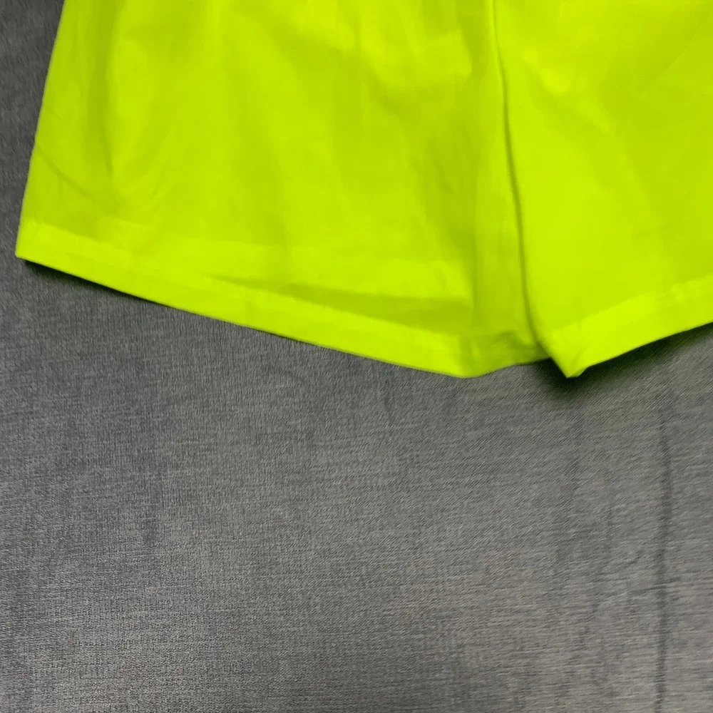 Nike Dri-FIT Flex Stride Running Shorts Men 2XL Volt Yellow Brief-Lined Athletic